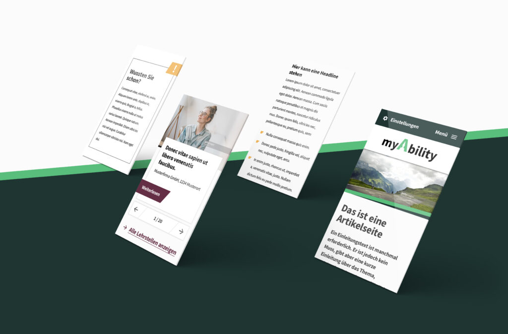 Potenziale Erkennen mit myAbility – Ansicht 2